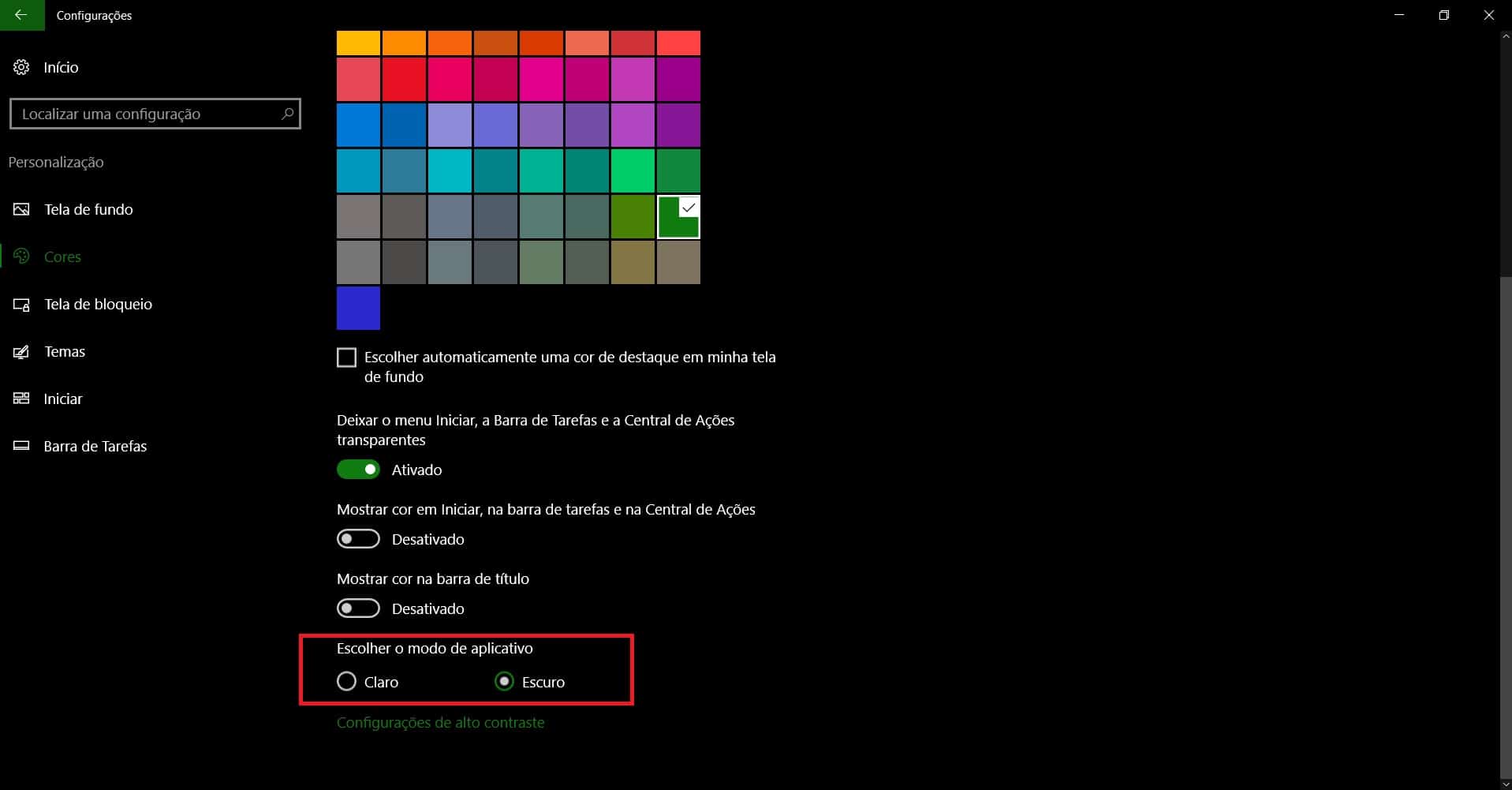 customizar-menu-iniciar-windows-10-escurecer