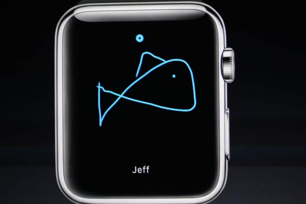 Send drawings made using the Apple Watch things to do with the Apple Watch