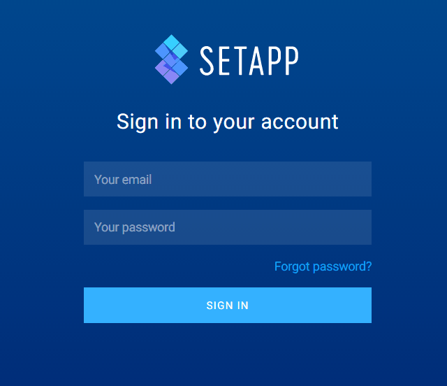 setapp login