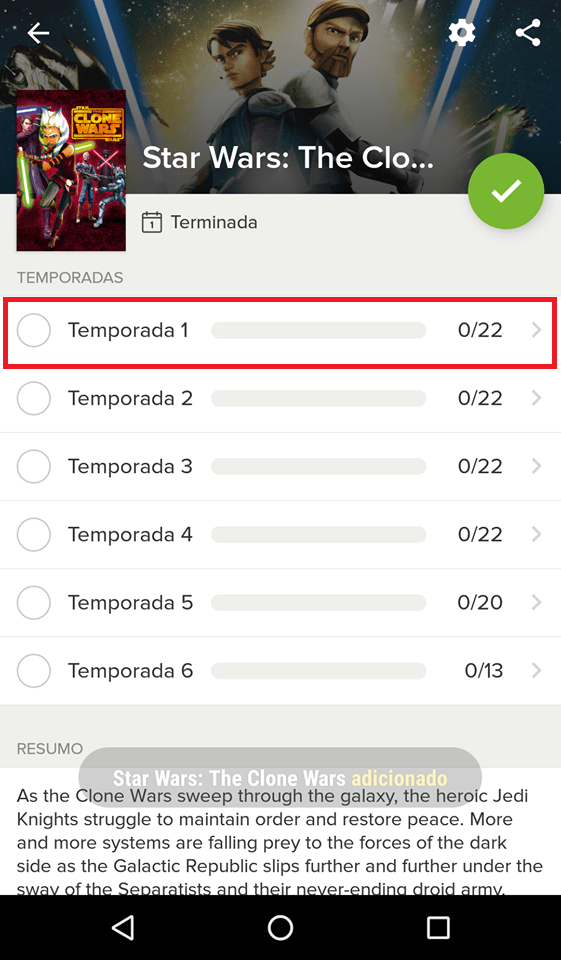 Como listar suas s ries de TV favoritas no Android - 15