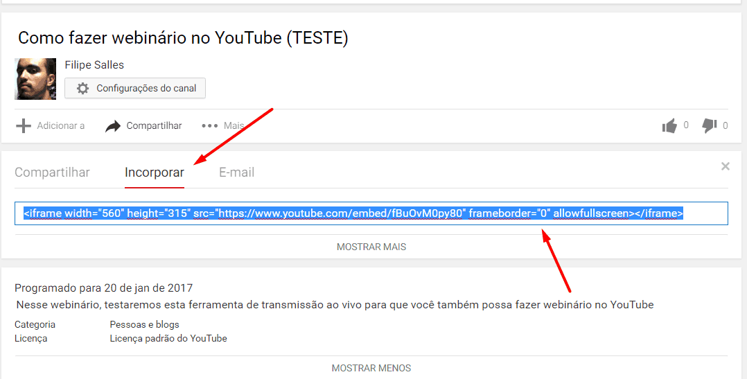 Como fazer um webin rio no YouTube e dar suas aulas online - 38