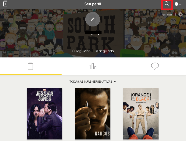 app de séries