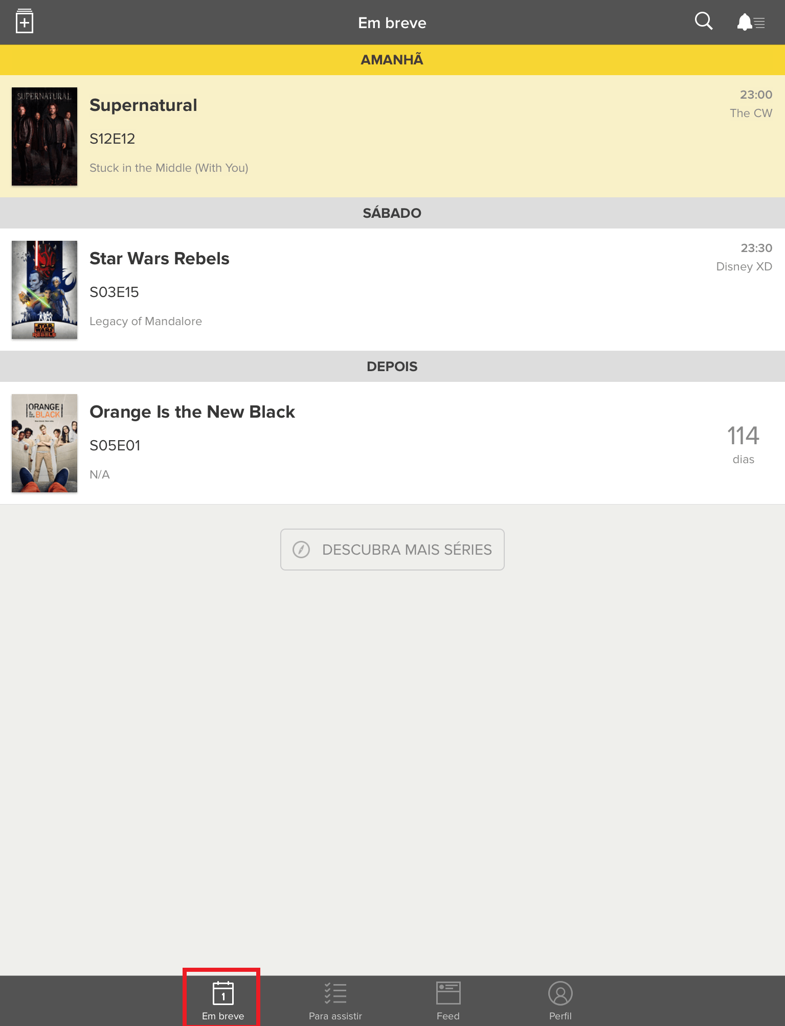 séries no ipad