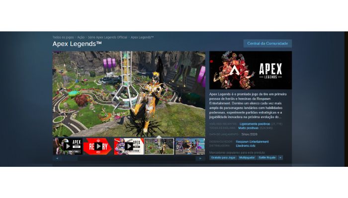 apex legends, um dos jogos gratuitos