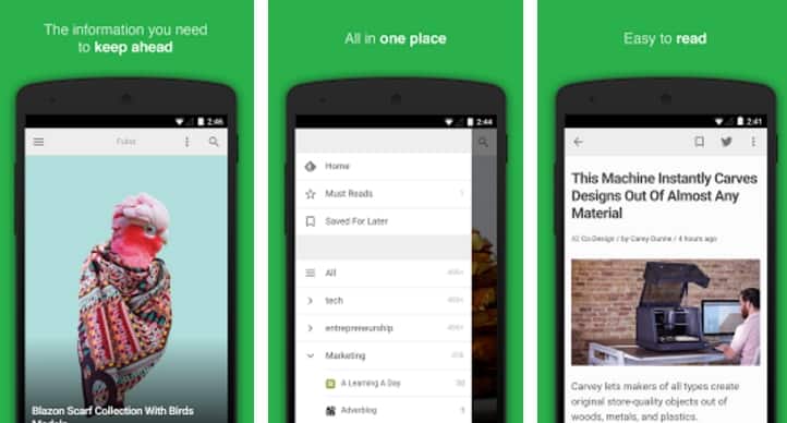 aplicativos para Moto G5 feedly