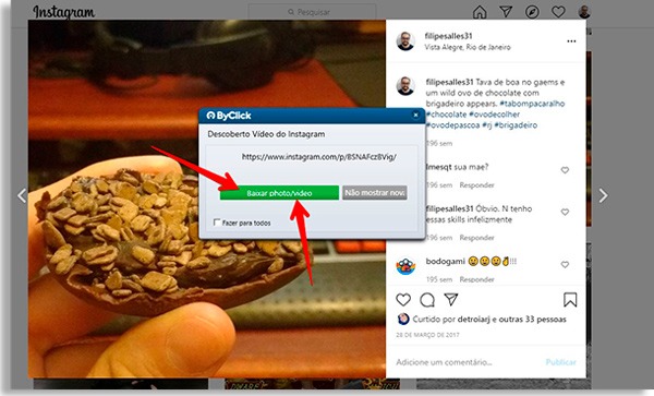 Como baixar fotos no Instagram para Web e smartphone - 36