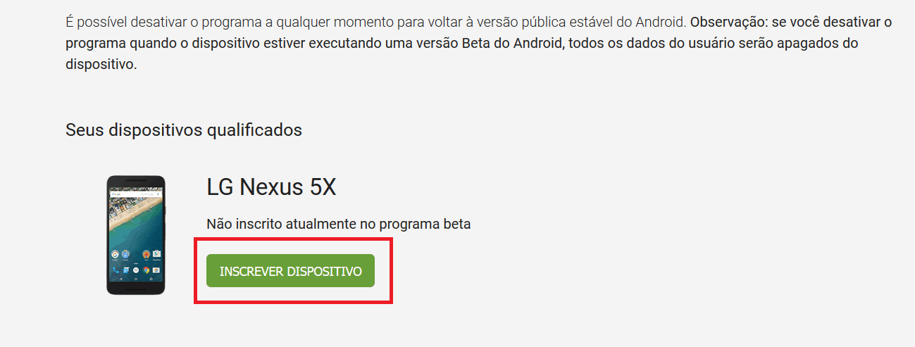 beta inscrever