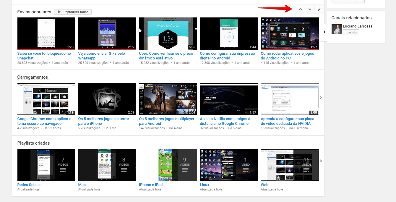 Aprenda a organizar seu canal no Youtube e mostrar os melhores v deos - 73