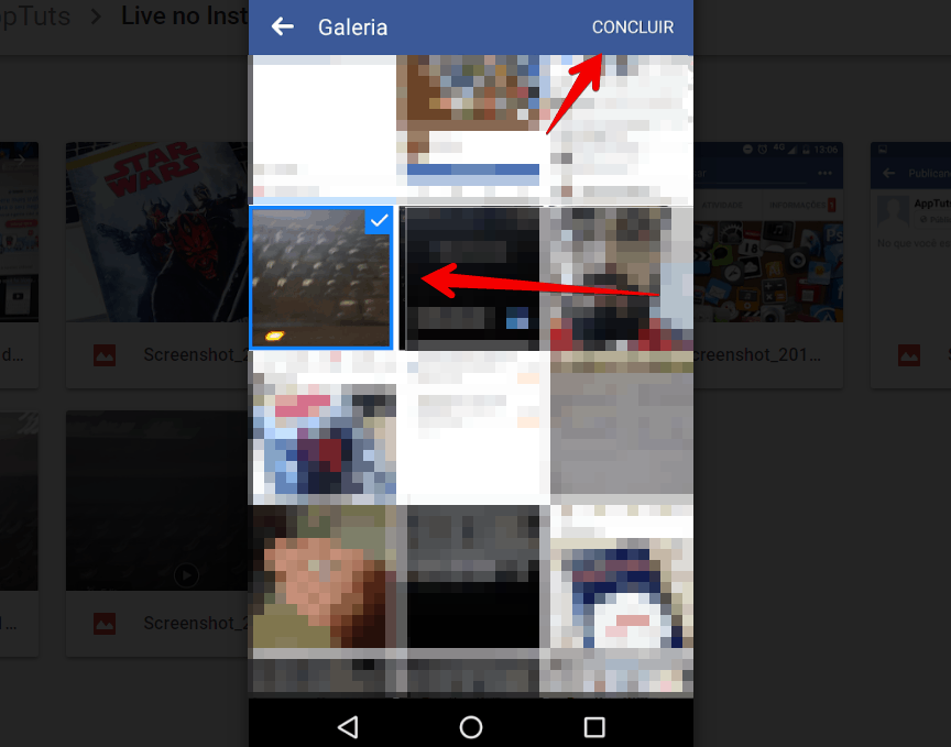 publicar live do Instagram no Facebook escolhervideo