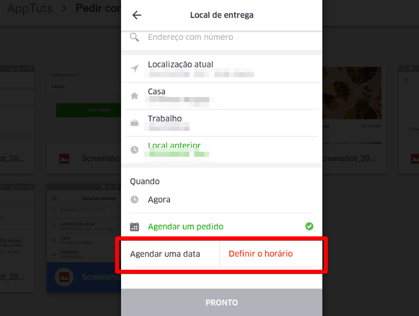 UberEats_agendamento