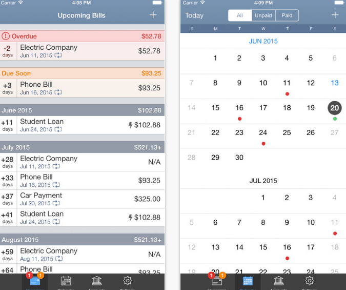 billtracker