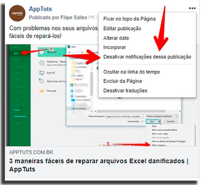 Como desativar notifica  es do Facebook para Android - 92