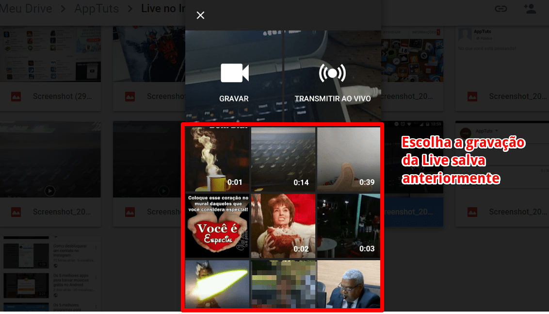 live-do-instagram-no-youtube-selecionar