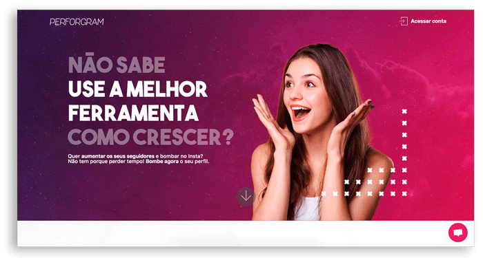 perforgram para ganhar seguidores no Instagram