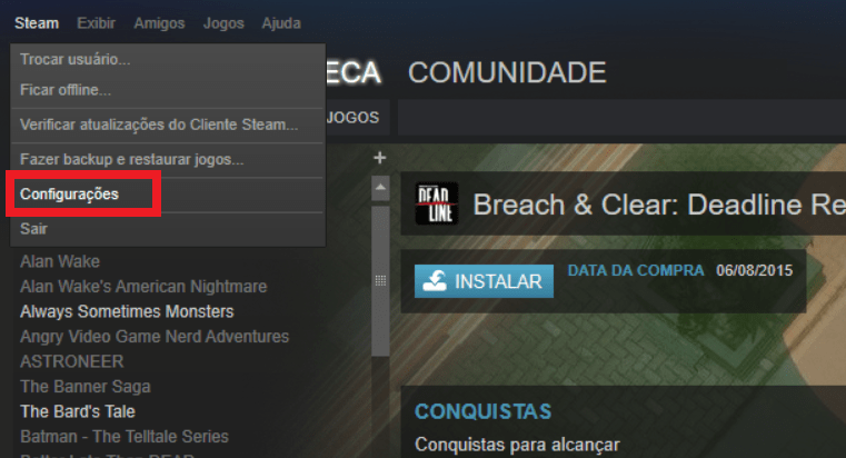steam lento