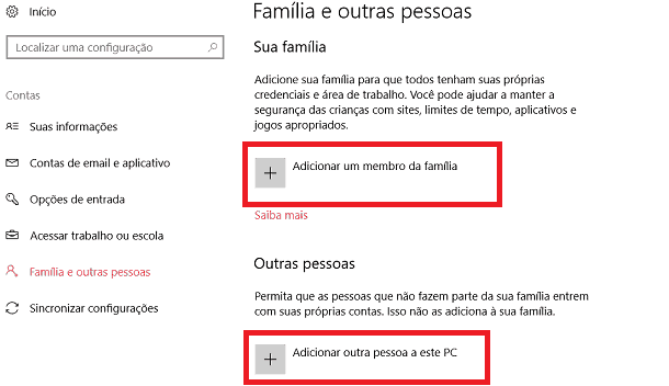 adicionar conta
