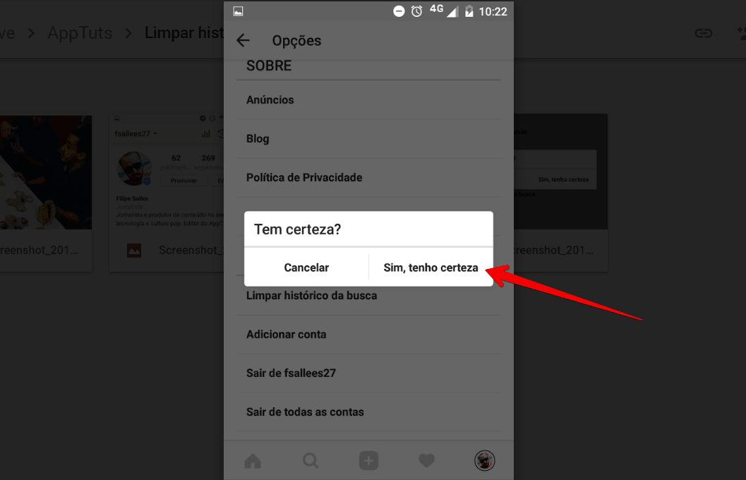 Como limpar hist rico de busca no Instagram   AppTuts - 1
