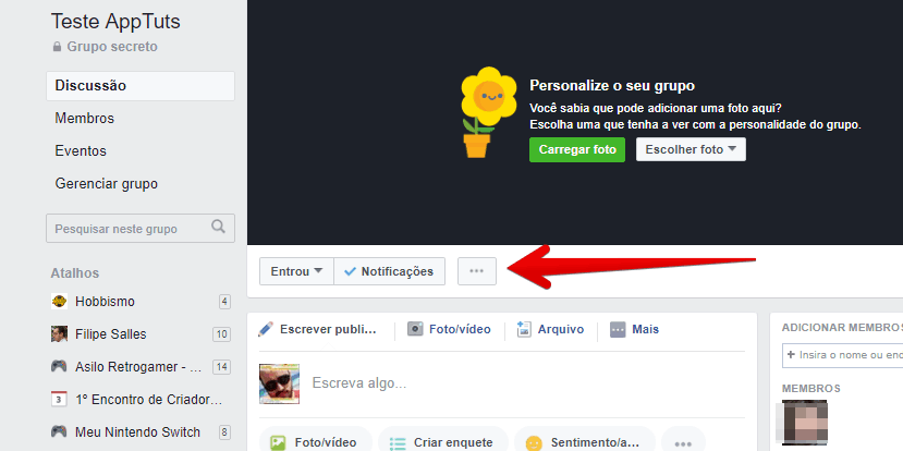 criar-grupo-de-vendas-no-facebook-menu