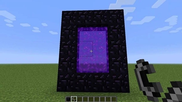 activated portal Minecraft Nether Portal