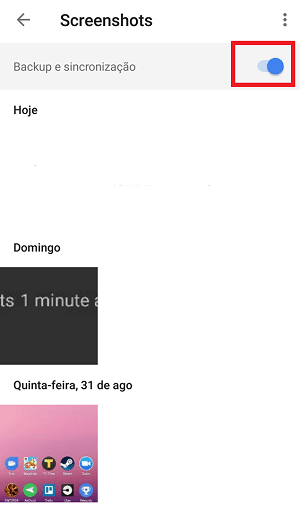 sincronizaçao google