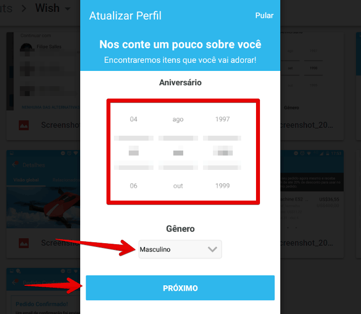 wish perfil