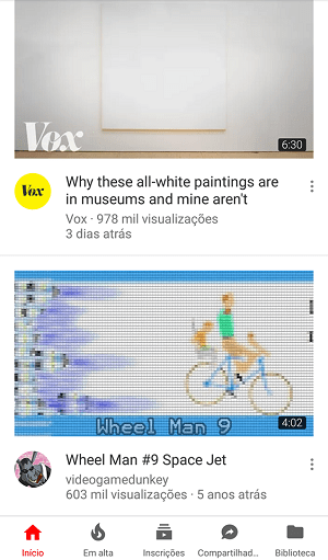alterar a velocidade dos videos do youtube