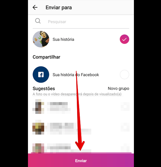 como fazer enquete no instagram enviar