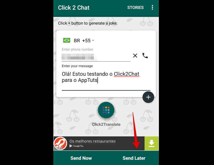 Como mandar mensagens no WhatsApp sem adicionar contatos   AppTuts - 43