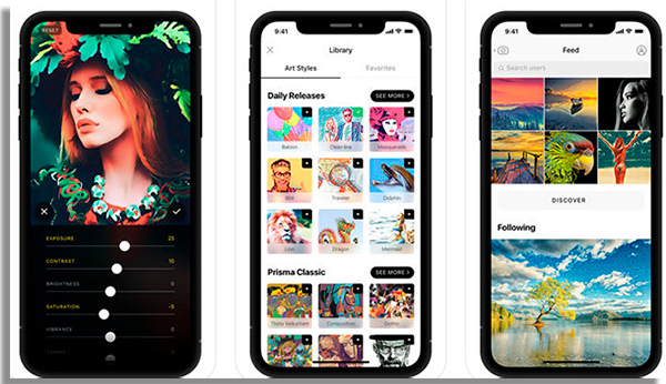 editores de fotos prisma