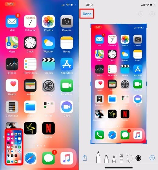 print do iphone x