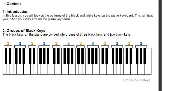 zebra keys