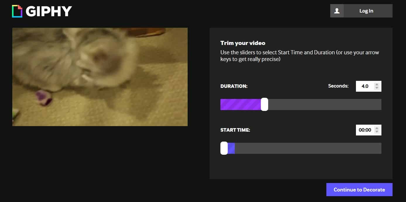 criar gif para facebook