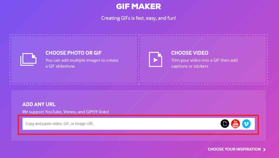 criar gif