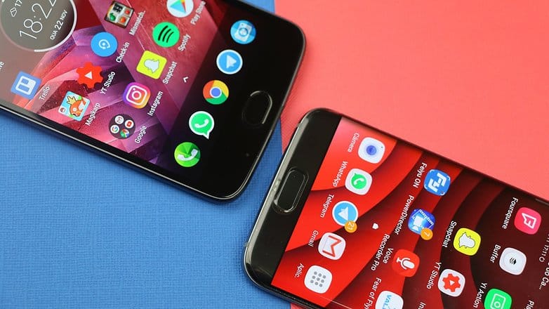 moto z2 galaxy s7