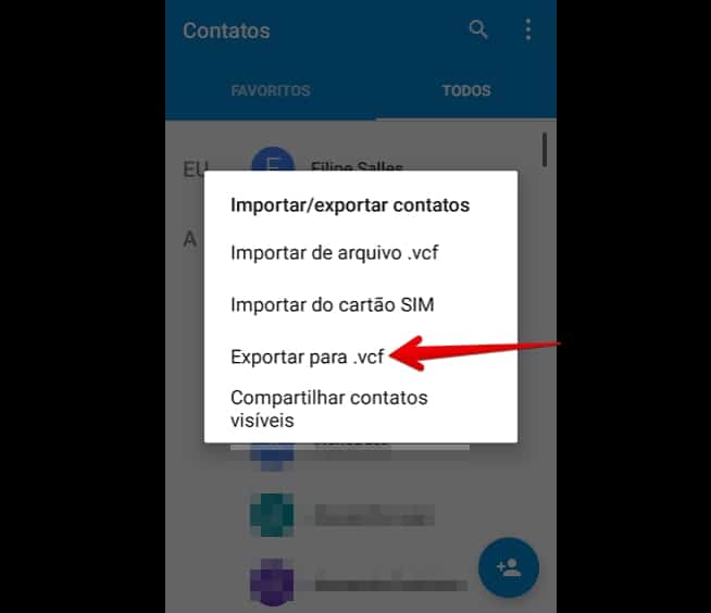 transferir-contatos-exportarvcf