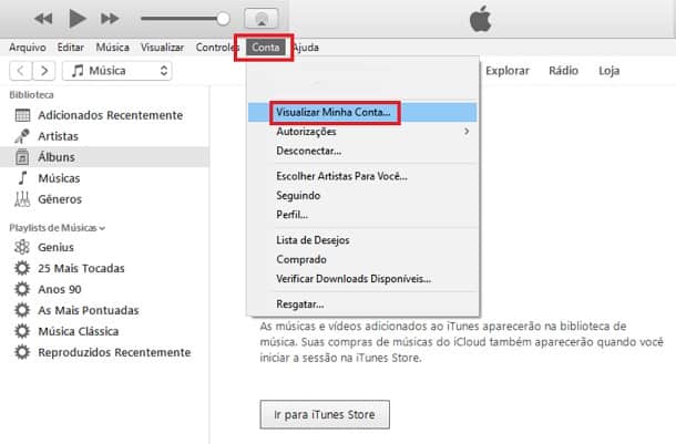 cartão de crédito no itunes