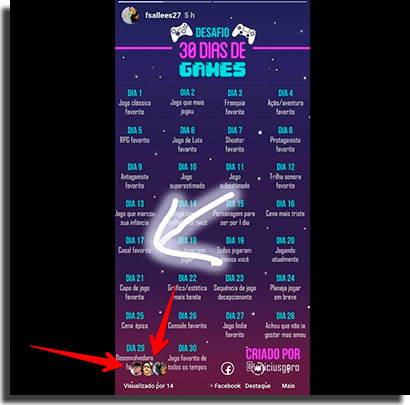 gif nas stories do instagram visualizacoes