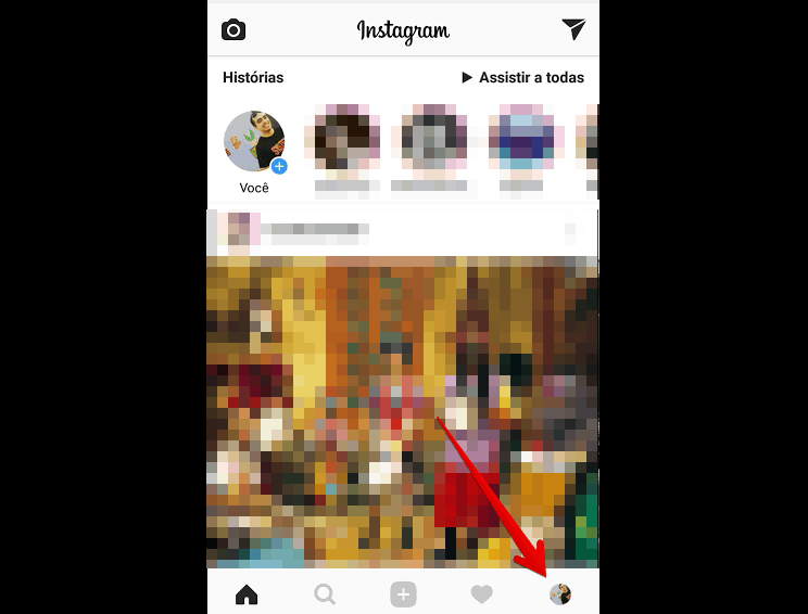desarquivar foto no instagram inicio