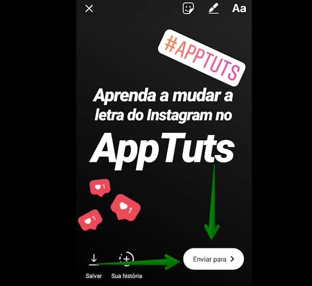 mudar-letra-nos-stories-do-instagram-enviar