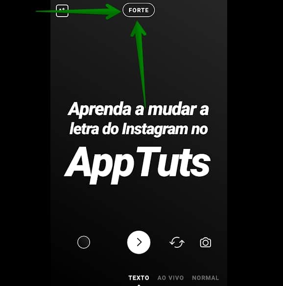 mudar-letra-nos-stories-do-instagram-forte