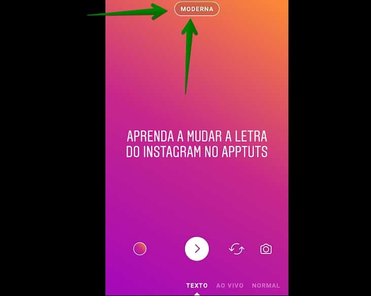mudar-letra-nos-stories-do-instagram-moderna