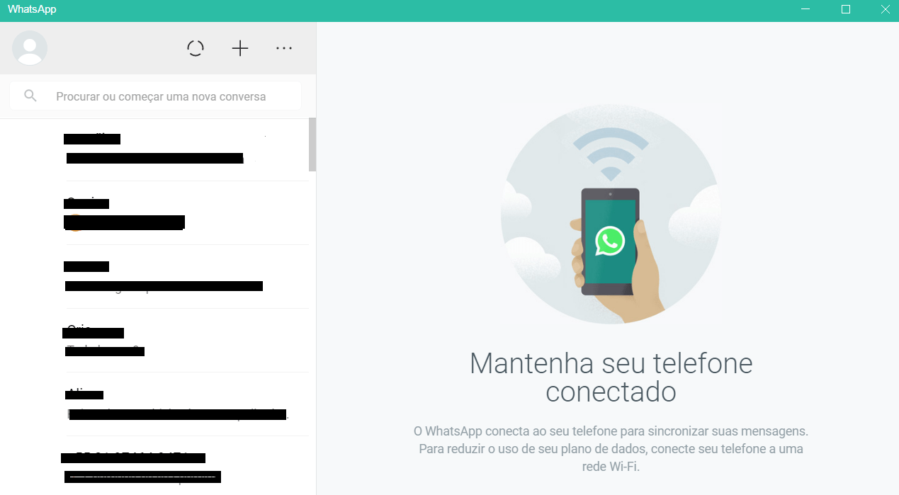 whatsapp no windows