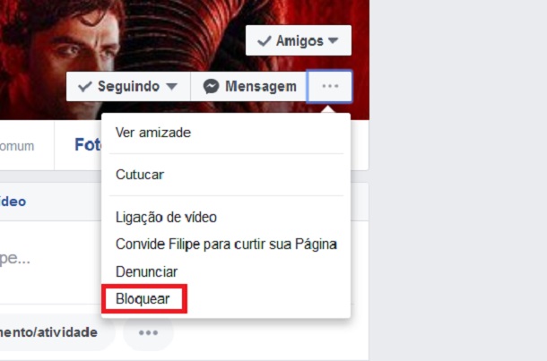 bloquear no facebook