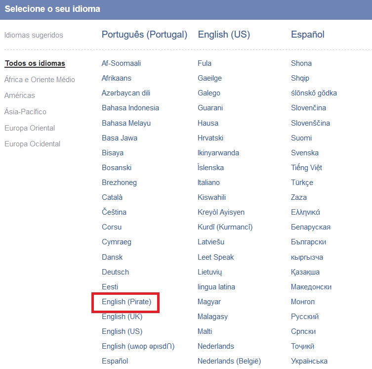 facebook pirata
