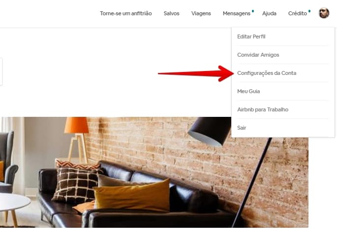 cadastrar-no-airbnb-configuracoes