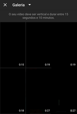 videos para o igtv