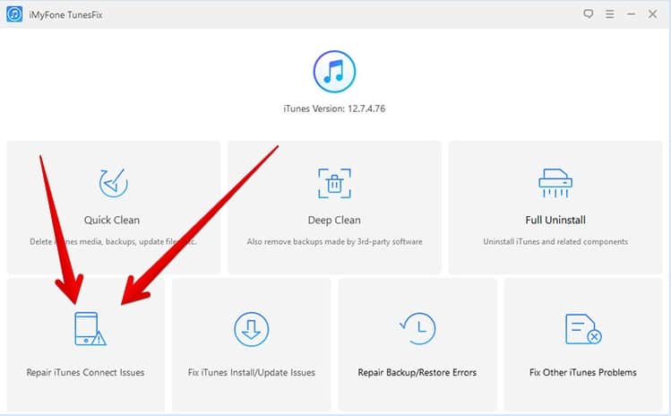 iMyFone TunesFix  o aplicativo para problemas no iTunes - 11