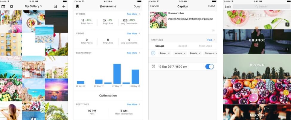 organizar o feed do Instagram apps