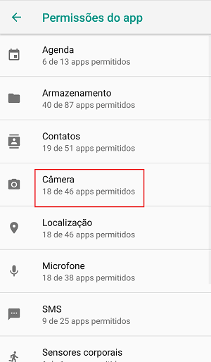 apps tem acesso às suas fotos app