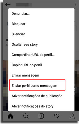 Instagram Direct Compartilhar Perfil 2
